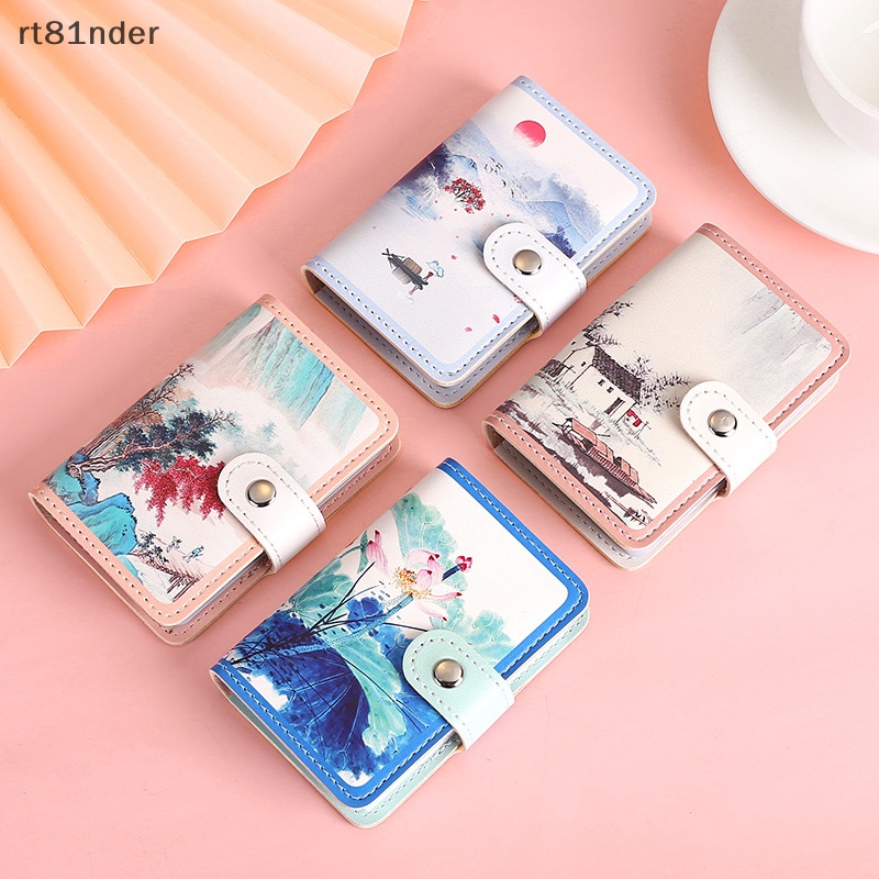 Rt Ví Đựng Thẻ ID Tiền Xu Thẻ Tín Dụng Xe Buýt Phong Cách Retro Chống Trộm Phong Cách Doanh Nhân