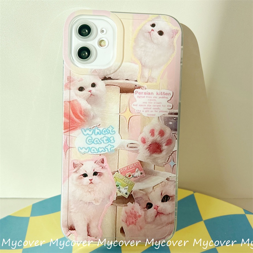 Ốp Điện Thoại Silicone Mềm Chống Sốc In Hình Mèo Ragdoll Cho iPhone 11 12 13 14 Pro Max X Xr Xs 8 7 6 Plus SE 2020
