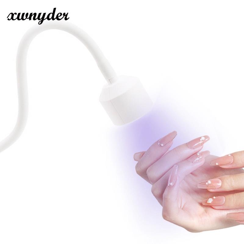 Đèn LED UV 6W 6W Sấy Khô Móng Tay Nhanh Chóng Xoay 360 Độ Tiện Dụng Cho Gia Đình DIY