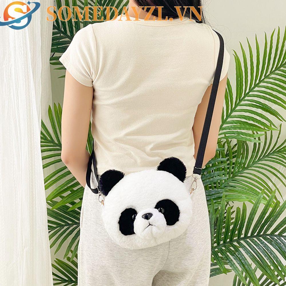 SOMEDAYZL Túi Đeo Chéo Hình Gấu Trúc Hoạt Hình Dễ Thương Cho Bé