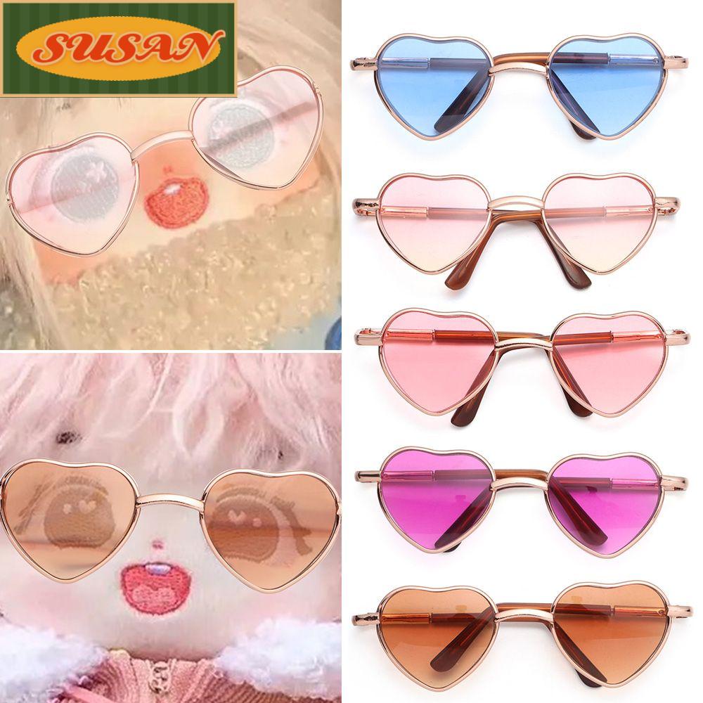 SUSANS Gọng Kính Hình Trái Tim Dễ Thương Cho Búp Bê BJD 1 / 31 / 4