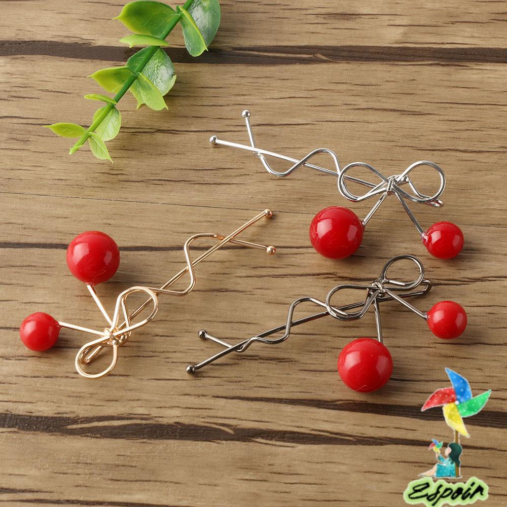 ESPO Kẹp Tóc Quả Cherry Cho Nữ