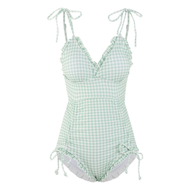 Bộ Đồ Bơi Một Mảnh Dây Rút Một Mảnh Nhật Bản Hàn Quốc Cho Nữ Tri