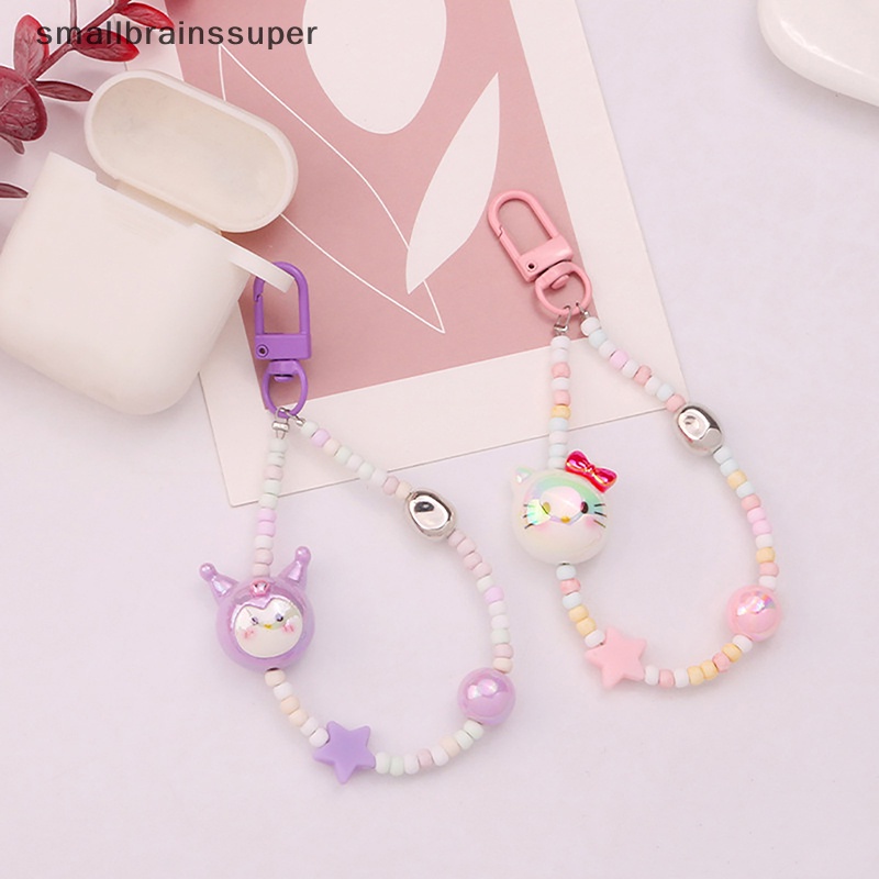 Móc Khóa Hình Búp Bê Nhỏ Dễ Thương Nhiều Màu Sắc Có Dây Xỏ Hạt Dành Cho Bạn Nữ / Ba Lô / Túi Xách / Pendent SBS