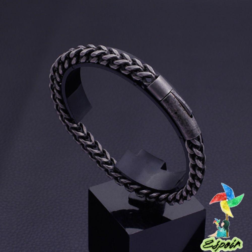 ESPO Vòng Tay Màu Đen Thời Trang Cho Nam