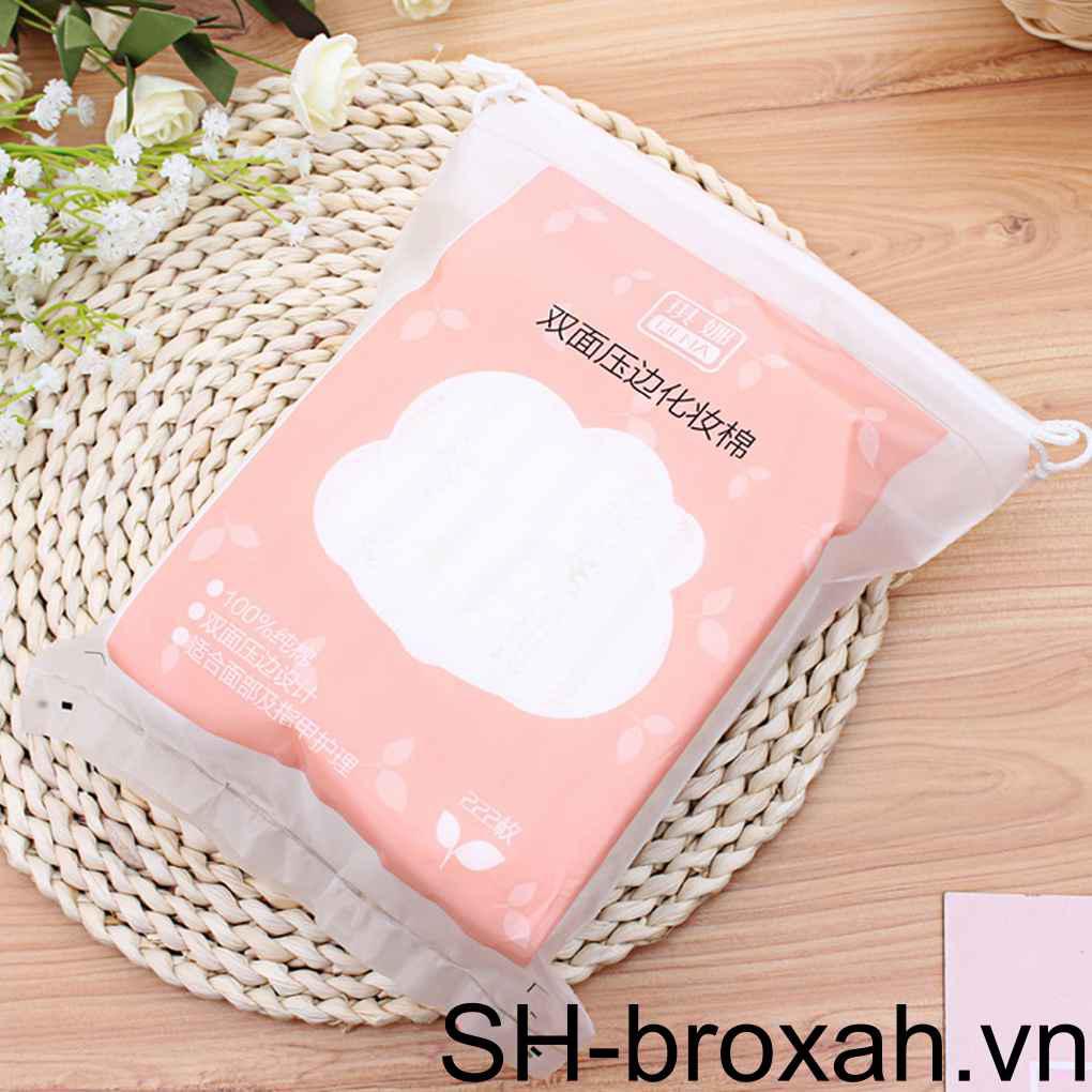 Bộ 222 Miếng Bông Tẩy Trang Mềm Mại Làm Sạch Da Mặt Và Lông Mi