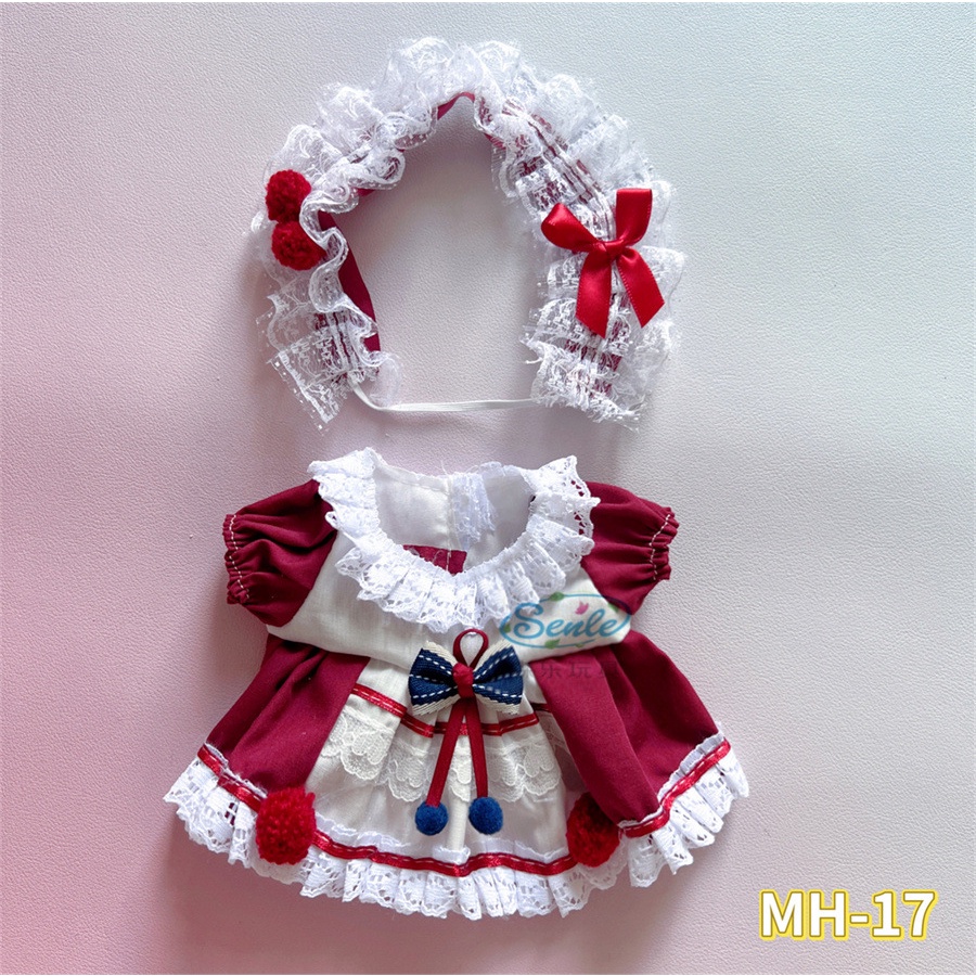 Bộ Quần Áo Cotton Dài 20cm Cho Búp Bê