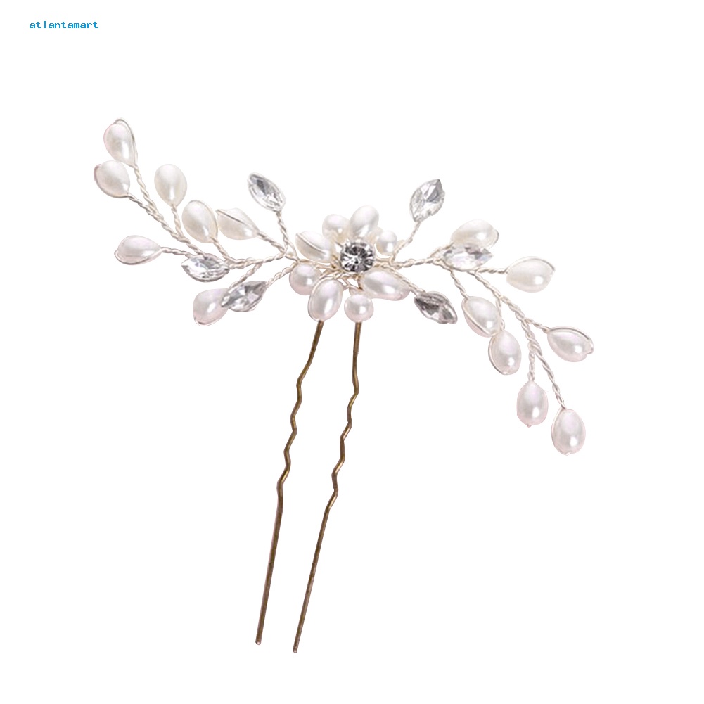 Túi Đựng Đồ Dùng Cao Cấp Tiện Dụng| Trâm Cài Tóc Đính Ngọc Trai Giả Lấp Lánh Thời Trang Cho Nữ 1 Cái