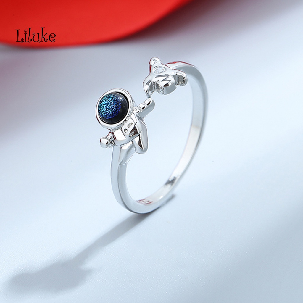 Nhẫn Đôi Hình Phi Hành Gia Thời Trang Cá Tính