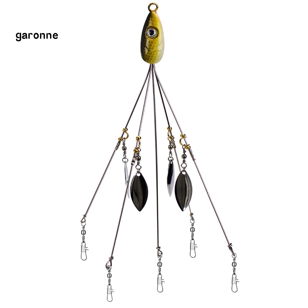 Mồi Giả Nhử Cá 5 Khúc 18g Gắn Kèm Dù Gắn Kèm Móc Câu Tiện Dụng