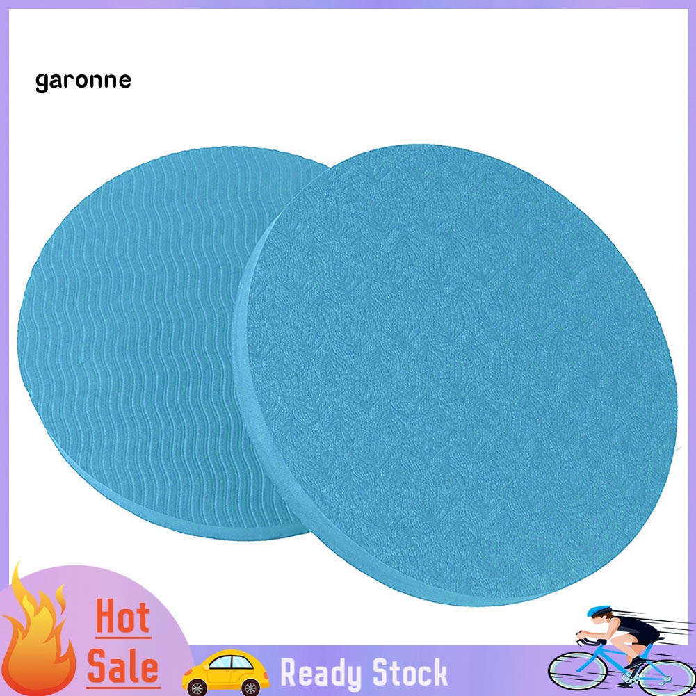 Set 2 Đệm Đầu Gối / Khuỷu Tay Hình Tròn Bằng TPE Chống Trượt Hỗ Trợ Cân Bằng Tập Yoga