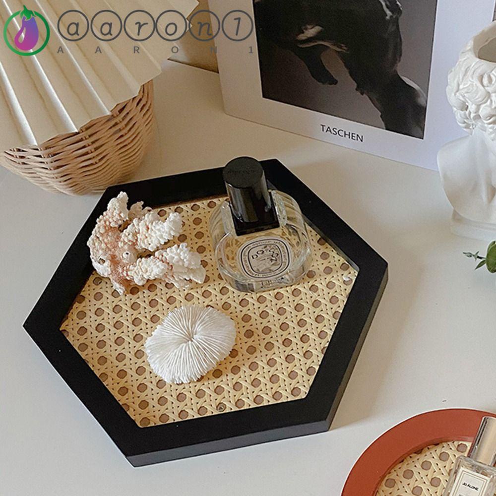 AARON1 Khay Phục Vụ Hình Tròn Bằng Vải Dệt Trang Trí Bàn Tiệc Cưới Phong Cách Vintage