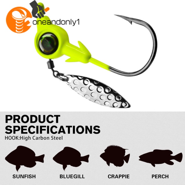 Set 5 Mồi Giả Nhử Cá 3.5g 5g 7g 10g Gắn Kèm Móc Câu