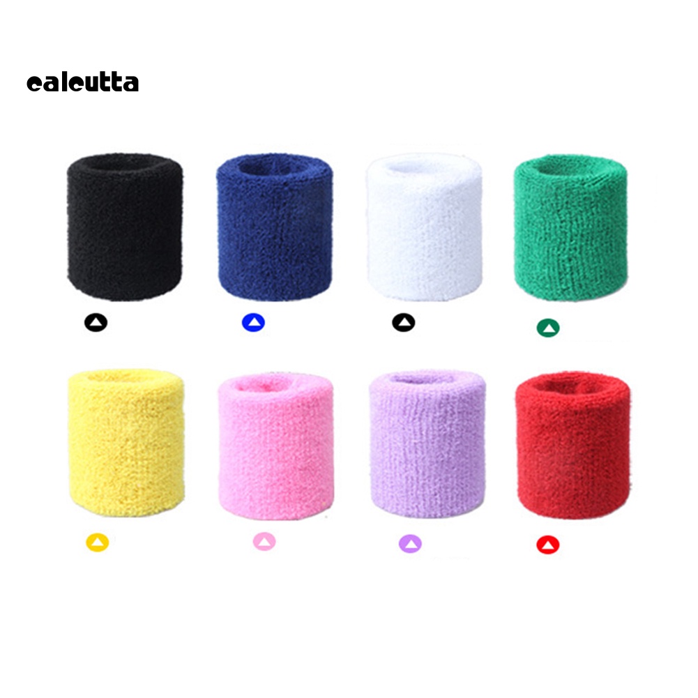 Set 2 Băng Quấn Bảo Vệ Cổ Tay Thấm Hút Mồ Hôi Khi Chơi Thể Thao