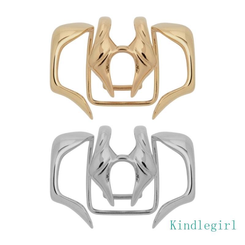 Khuyên Kẹp Miệng Không Xỏ Họa Tiết Hình Học Phong Cách Gothic Thời Trang