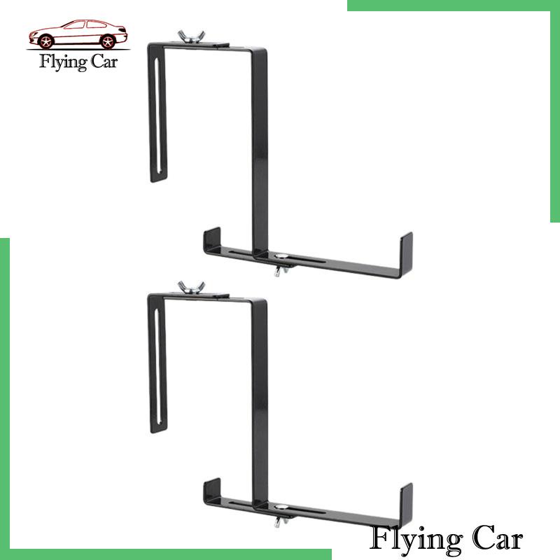 Set 2 Giá Đỡ Chậu Cây Bằng Thép Carbon Có Móc Treo Tiện Dụng