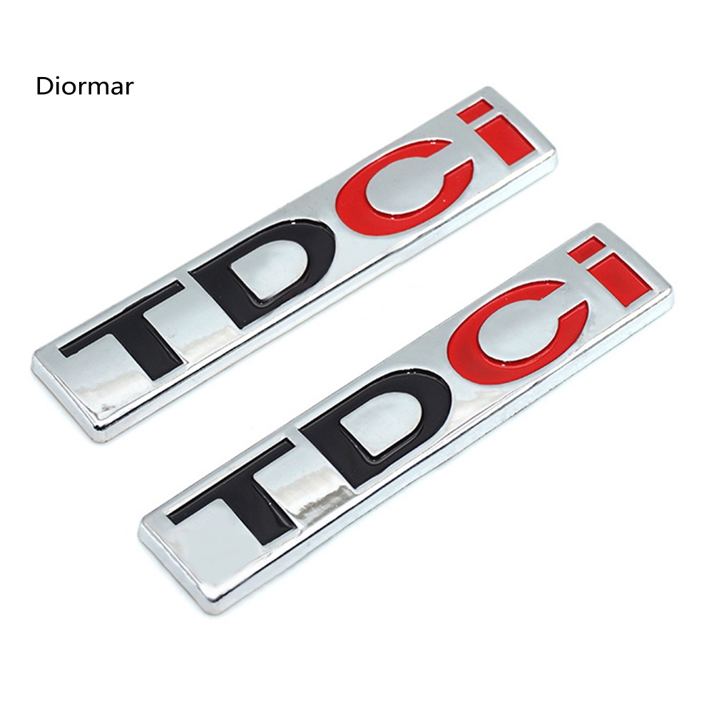 Miếng Dán Trang Trí Thân Xe Hơi In Chữ DIO TDCI Cá Tính