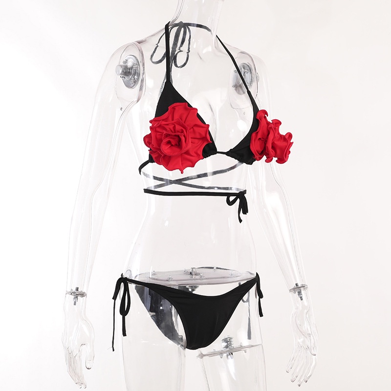 Bộ Đồ Bơi Bikini Ba Chiều Phong Cách Âu Mỹ Thời Trang Mùa Hè 2023 Mới