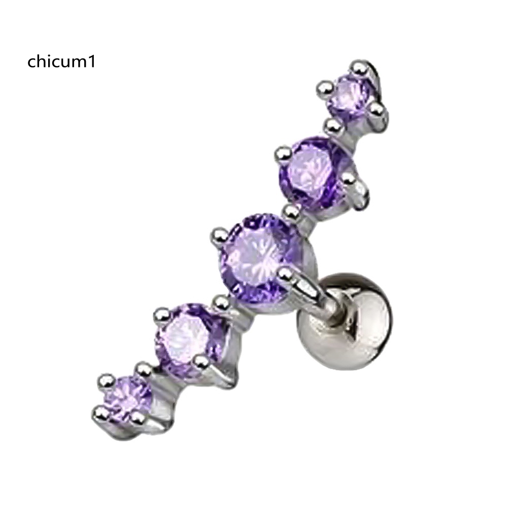 1 Khuyên Vành Tai Đính Đá Thời Trang