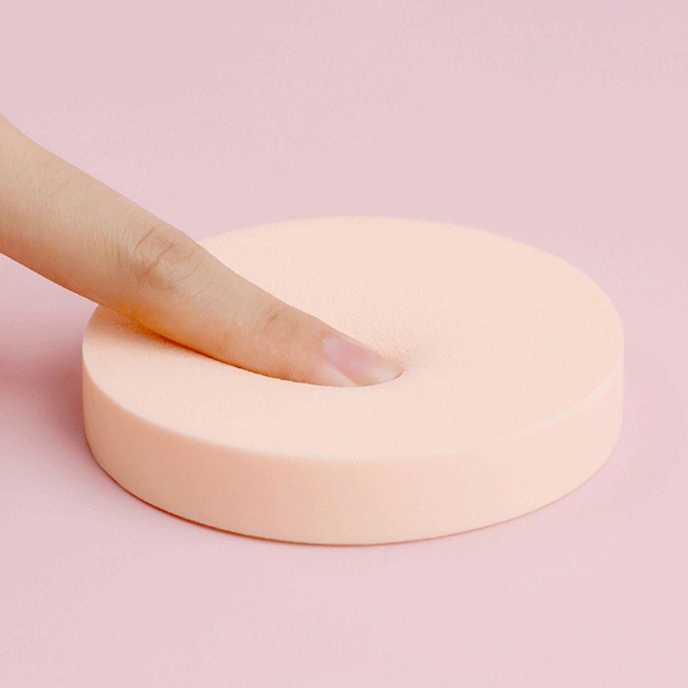 ANEMONE Bộ 10 Miếng Mút Trang Điểm Hình Tròn 90x15mm Đa Năng Siêu Mềm