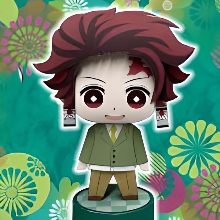 Mô hình giấy anime Kamado Tanjiro (Gakuen) [Demon slayer/Kimetsu no Yaiba]