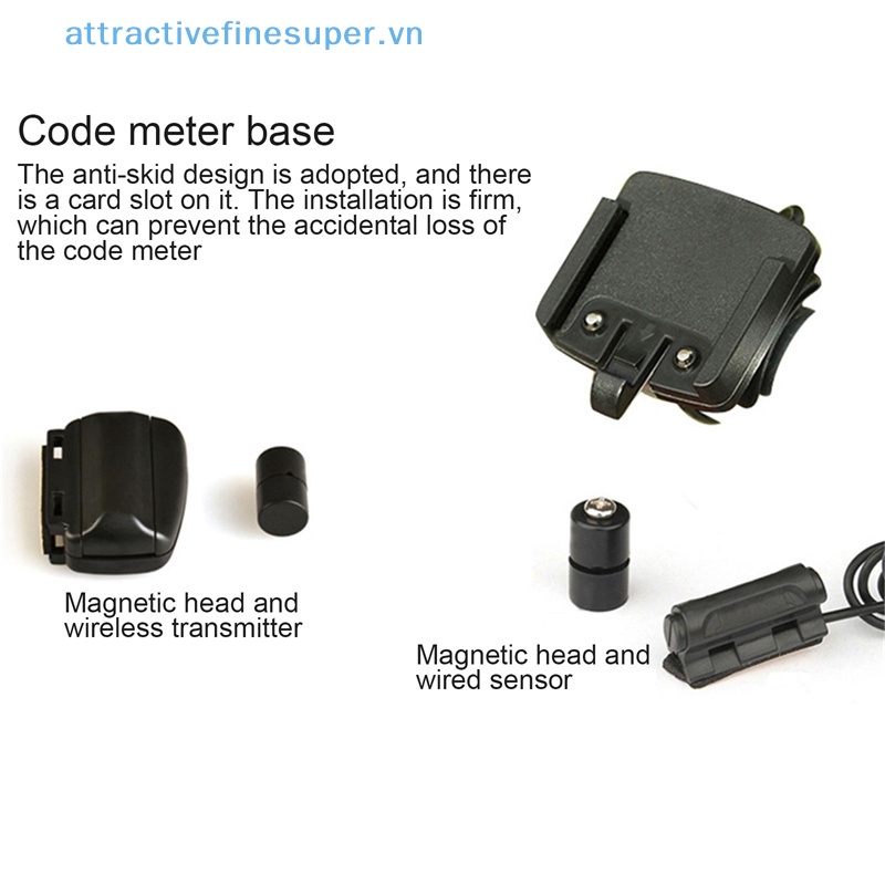 Đồng Hồ Đo Tốc Độ Không Dây Chống Mưa AFS Cho Xe Đạp