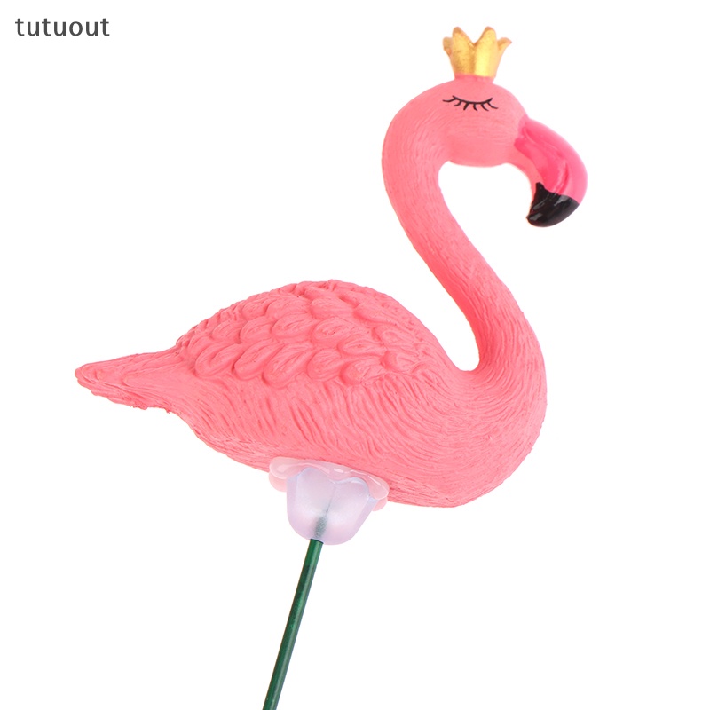 1 Set Phụ Kiện Trang Trí Vườn Hình Bướm Chim Hồng Hạc Thiên Nga Nghệ Thuật