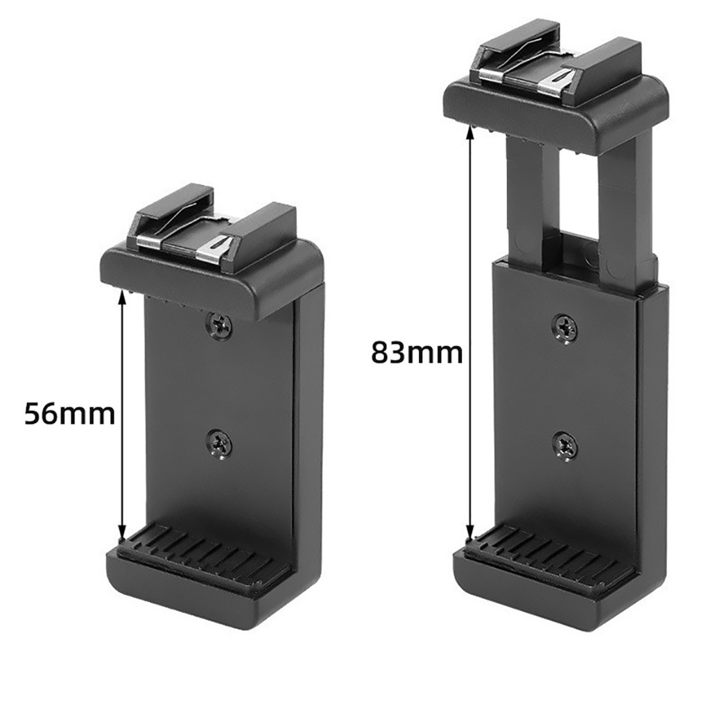 Giá Đỡ Kẹp Điện Thoại Thông Minh Ren 1 / 4 "Kèm Ngàm Kẹp Cold Shoe Thông Dụng