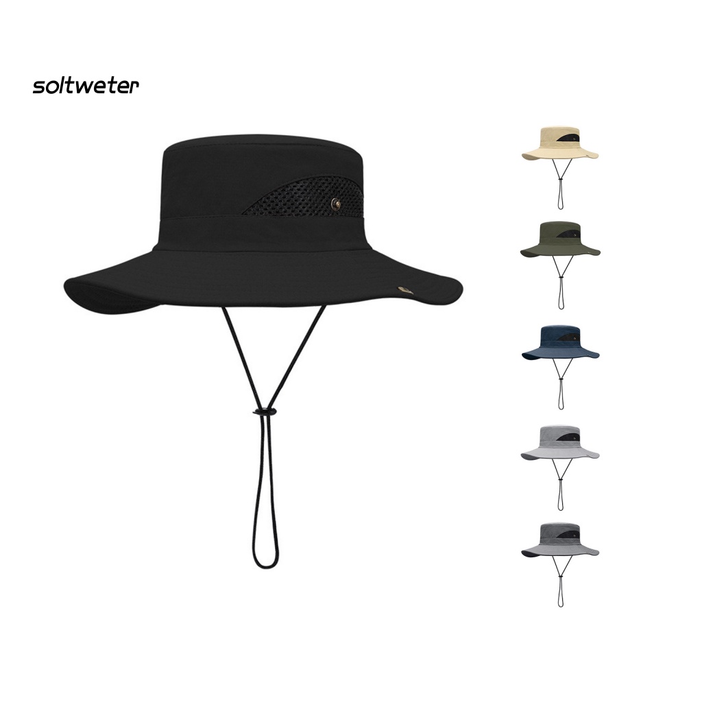 Mũ Tai Bèo Vành Rộng Có Thể Xoay 360 Độ Chống Tia UV Đa Năng Thoáng Khí Tiện Dụng Mang Theo Du Lịch Cắm Trại