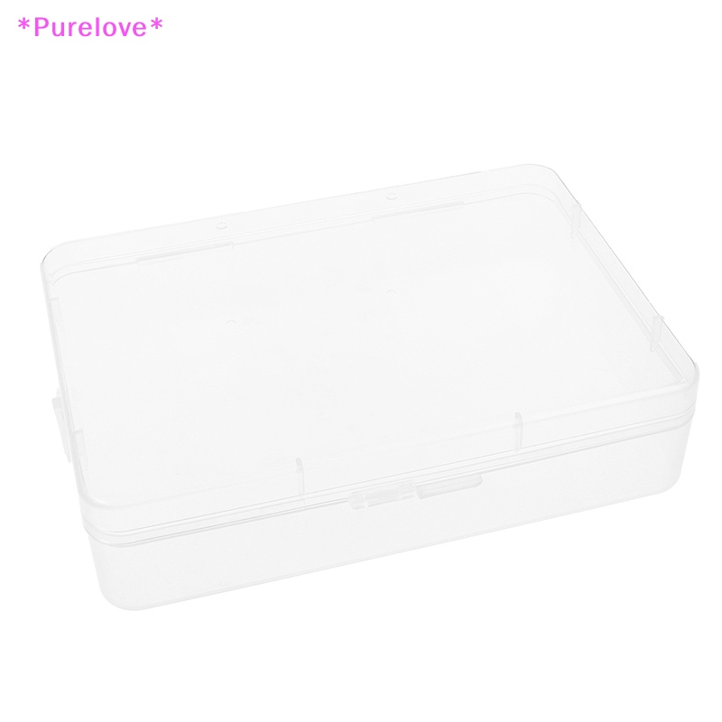 Hộp Đựng Bưu Thiếp Nắp Lật Trong Suốt Để Bàn Cỡ Lớn Tiện Dụng Mới