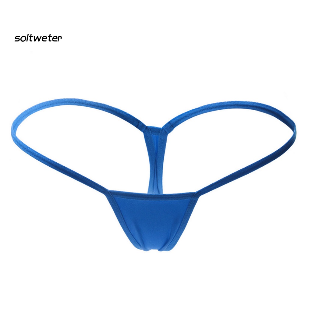 Quần Lót Lọt Khe Dây Nhỏ Màu Sắc Trơn Thoáng Khí Gợi Cảm Cho Nữ