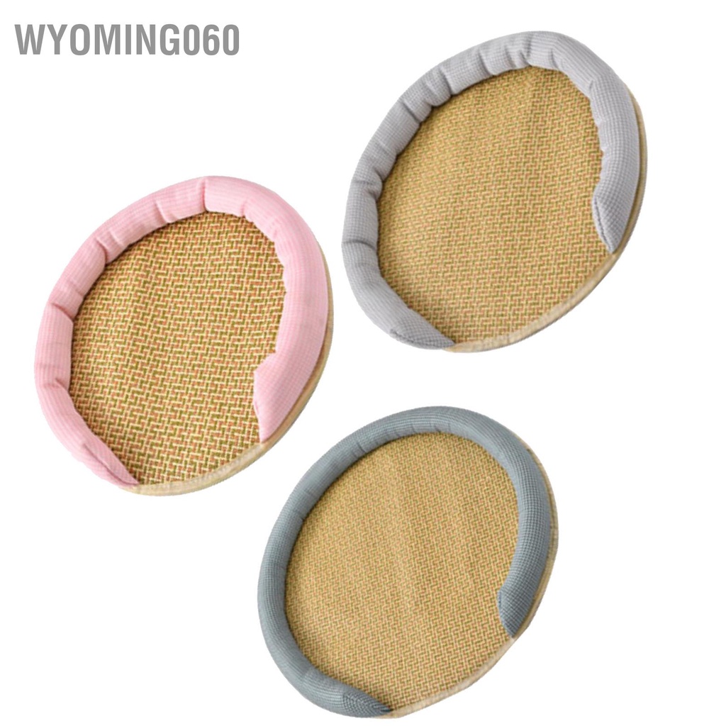 Wyoming060 Thảm làm mát cho thú cưng Mùa hè không thấm nước  thoáng khí mềm mại thoải mái mèo dệt bằng tay mẻ miếng đệm mây trong nhà