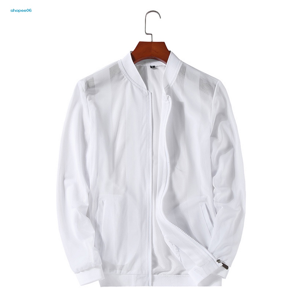 Áo Khoác Chống Nắng Tay Dài Thoáng Khí Chống Tia UV Màu Sắc Thời Trang Mùa Hè Cho Nam