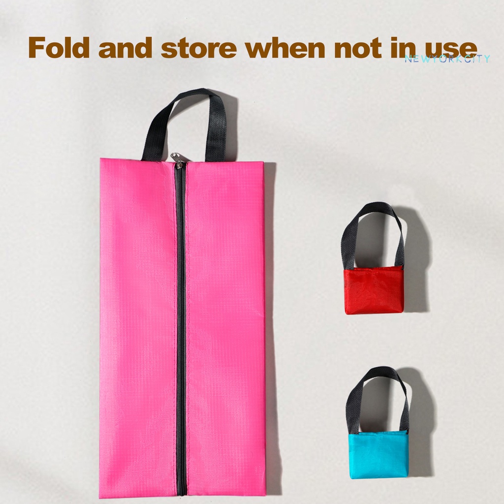 Túi Đựng Giày Cỡ Lớn Có Tay Cầm Và Khóa Kéo Thoáng Khí Tiện Dụng