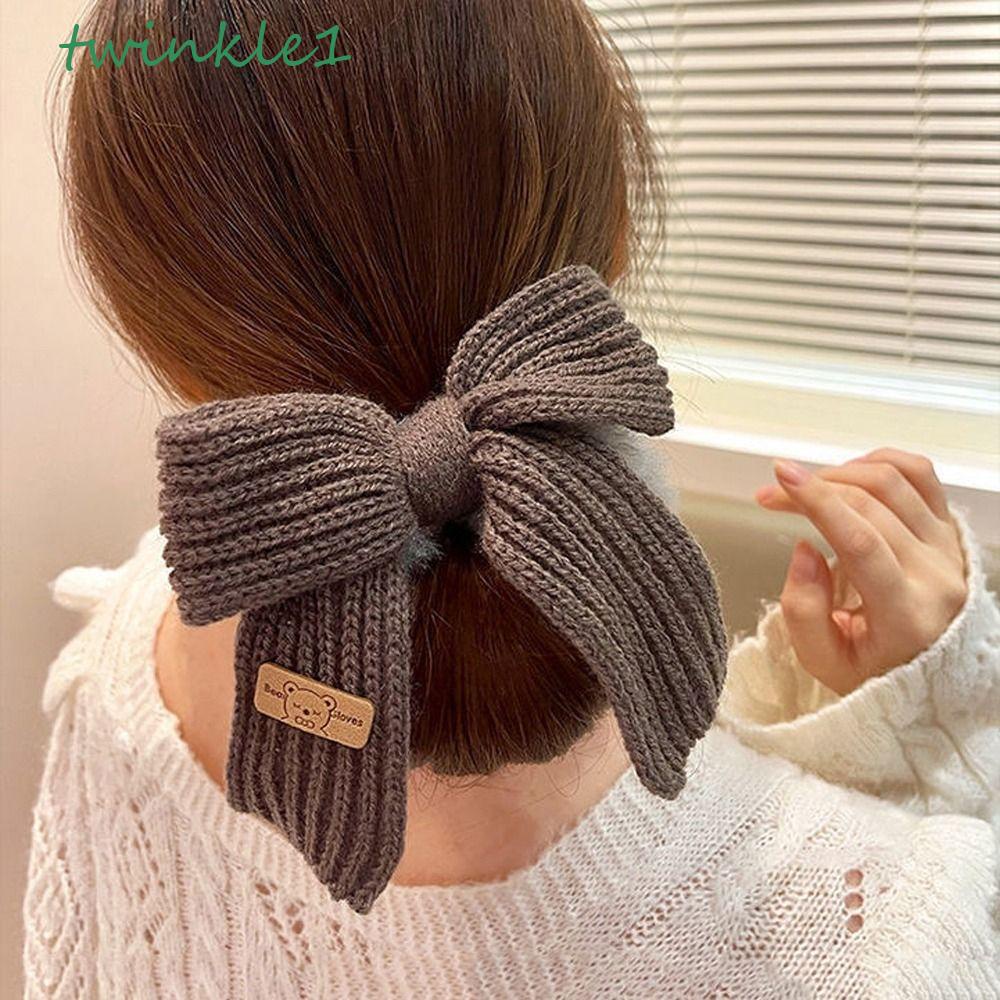 TWINKLE Dây Cột Tóc Lông Nhung Thời Trang Thu Đông Cho Nữ