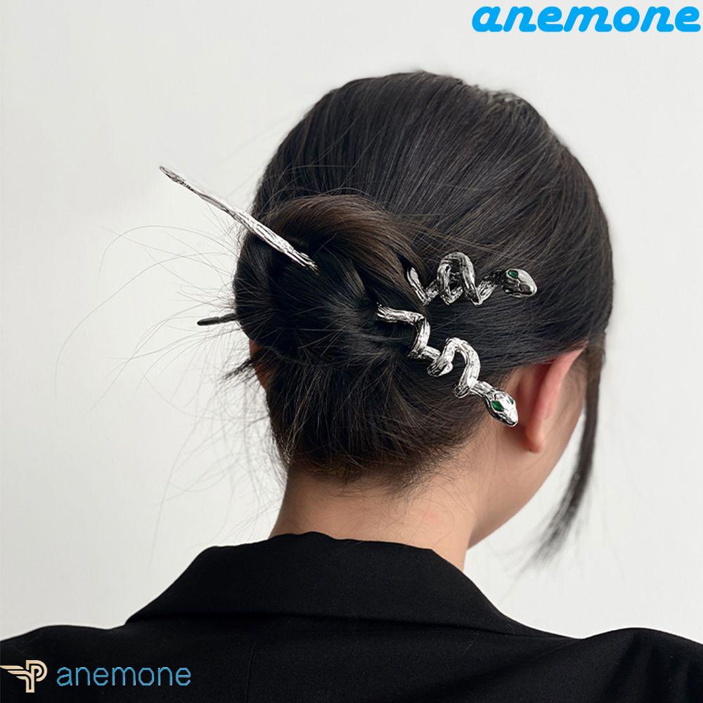 ANEMONE Trâm Cài Tóc Phong Cách Retro Thanh Lịch Cho Nữ