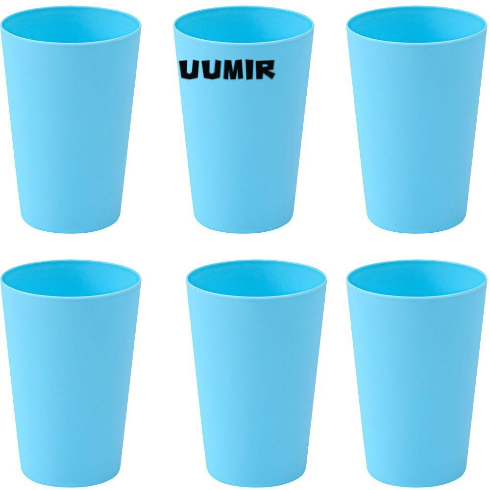 UUMIR Set 6 Cốc Bằng Nhựa Để Đựng Đồ Tiện Dụng Và Bền Móc Treo Cốc Bằng Nhựa PP Dùng Sắp Xếp Gọn Gàng Tiện Dụng