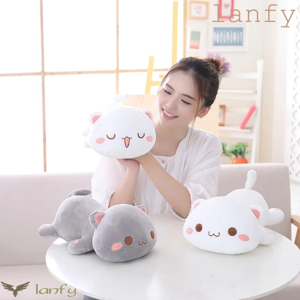 LANFY Mèo Nhồi Bông Dễ Thương 30cm 50cm