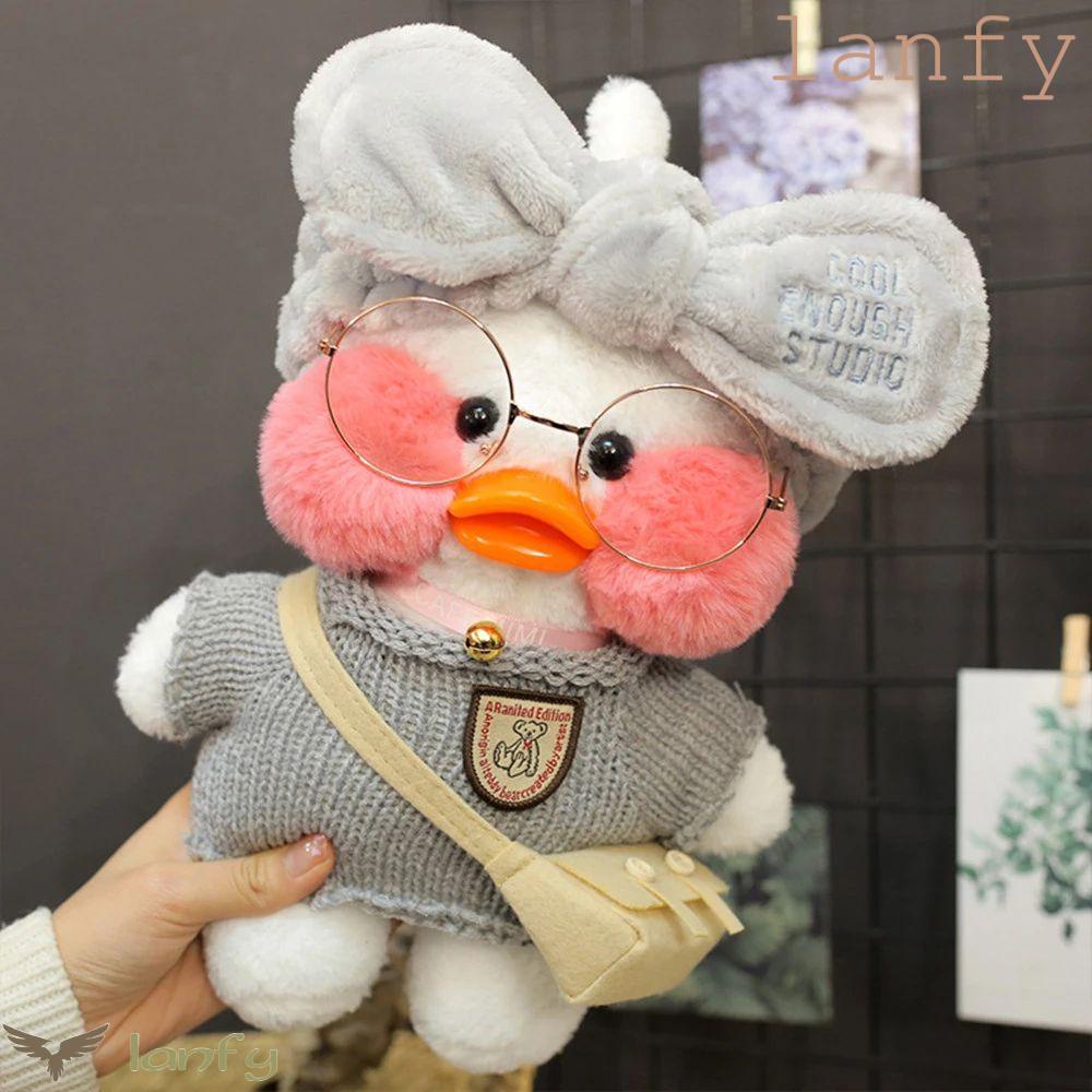 LANFY Vịt Nhồi Bông 30cm Phong Cách Hàn Quốc Xinh Xắn