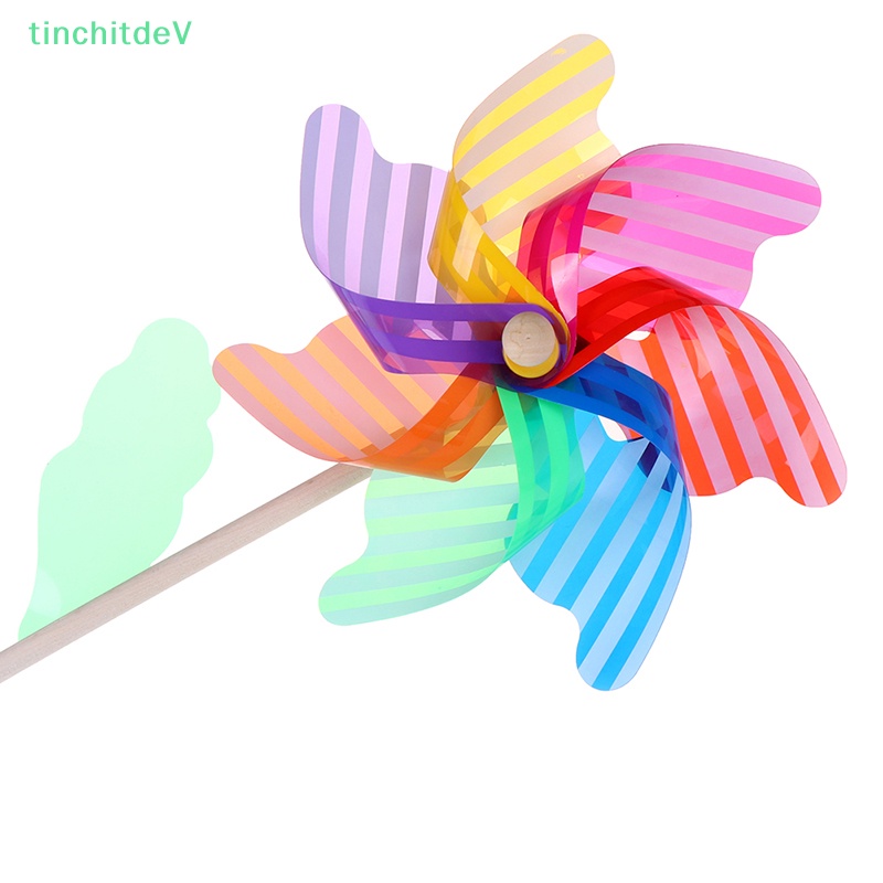 [TinchitdeV] Đồ Chơi Chong Chóng Gió Sân Vườn Bằng Gỗ 24cm [Mới]