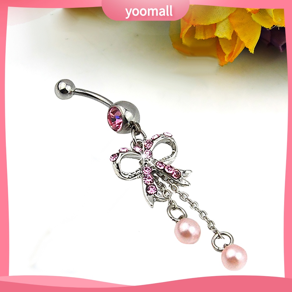 Khuyên Rốn Hình Bướm Đính Đá Xinh Xắn