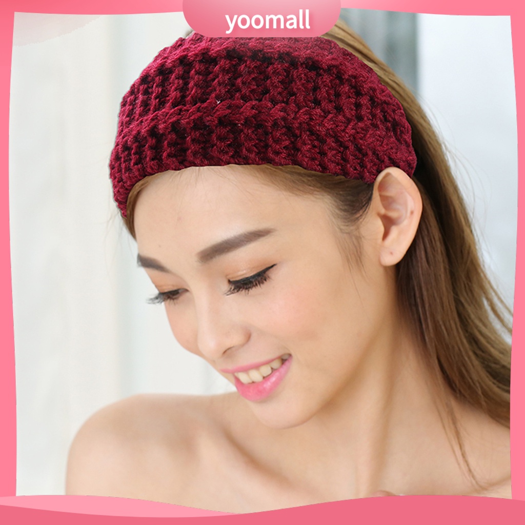 Băng Đô Bện Dây Màu Trơn Thân Thiện Với Làn Da Dành Cho Nữ