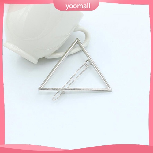 Kẹp Tóc Tam Giác Tông Vàng / Bạc Thời Trang Cho Nữ