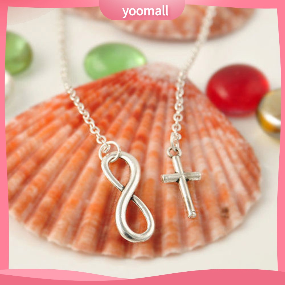 Vòng cổ Mặt Hình Thánh Giá Bằng Kim Loại Thời Trang Dành Cho Nữ