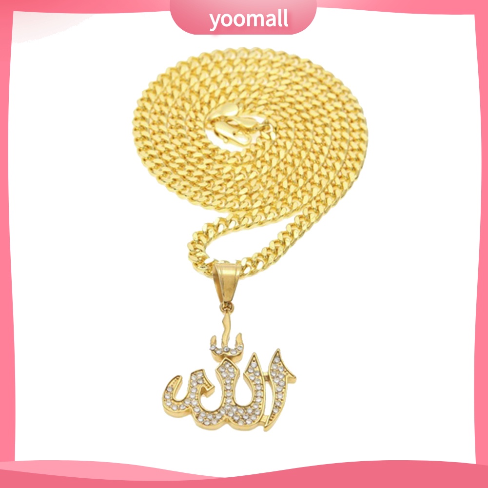 Vòng cổ Mặt Biểu Tượng Hồi Giáo Đính Đá