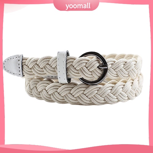 Thắt Lưng Bện Dây Có Khóa Cài Trang Trí Đầm Thời Trang Cho Nữ