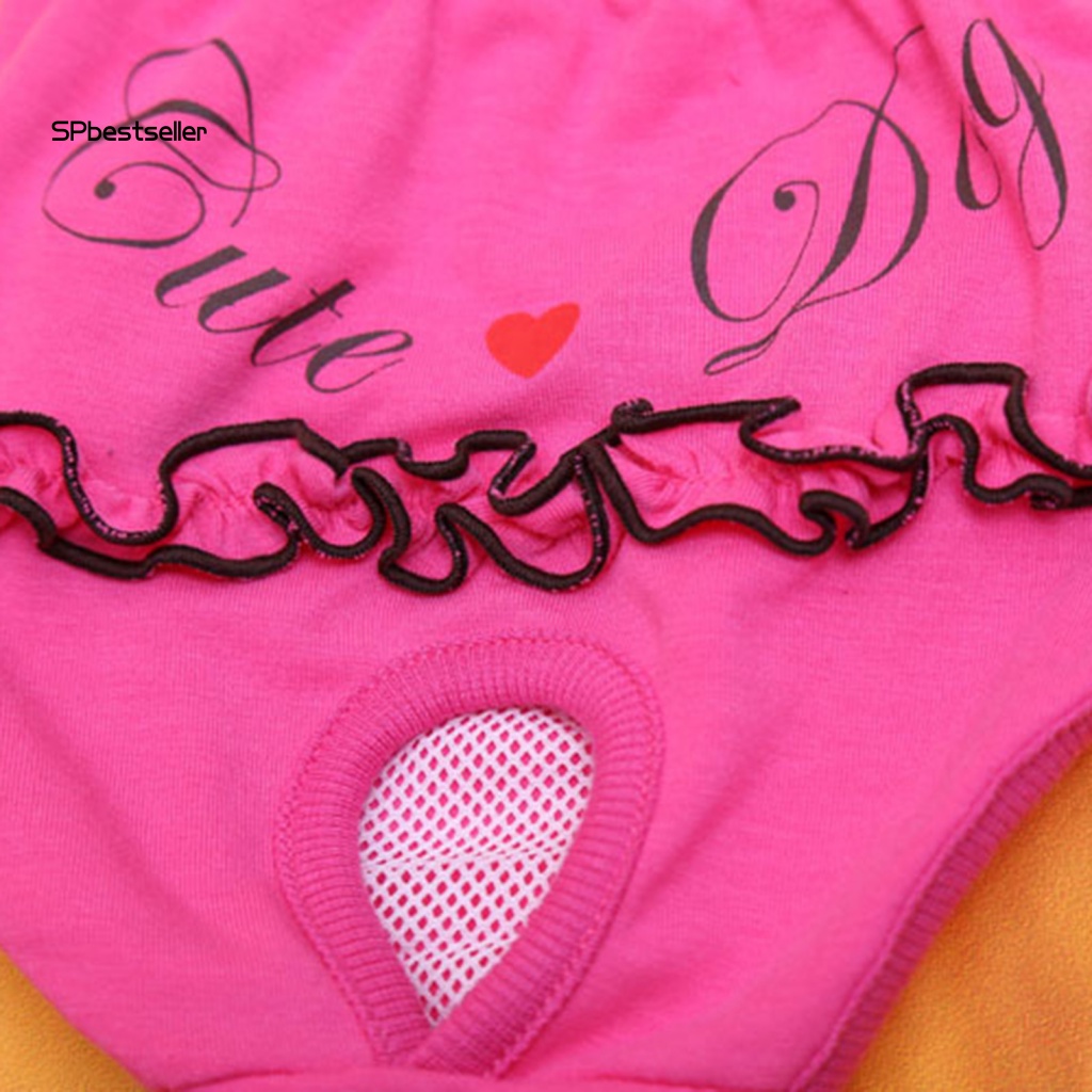 Quần Tã Vệ Sinh In Họa Tiết Xinh Xắn Có Thể Giặt Sạch Cho Thú Cưng