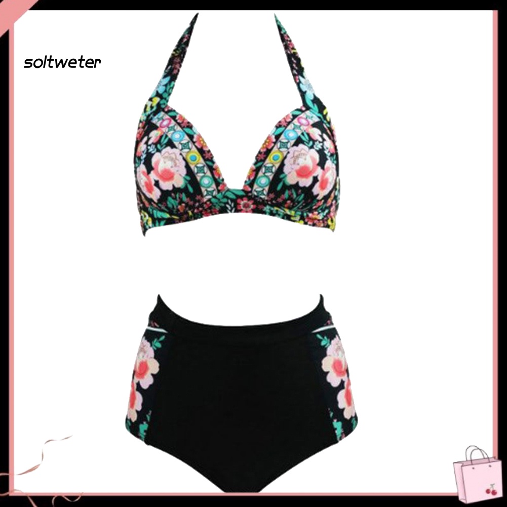 Bộ Bikini Hai Mảnh Họa Tiết Hoa Có Gọng Gợi Cảm Cho Nữ