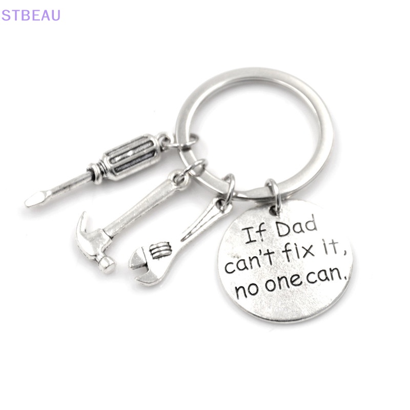 Móc Khóa In Chữ If Dad Can 'T Fix It No One Can