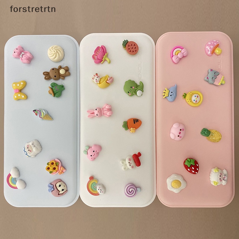 Set 10 Sticker Dán Trang Trí Tủ Lạnh DIY Hình Cốc Nước Hoạt Hình 3D Bằng Nhựa PVC